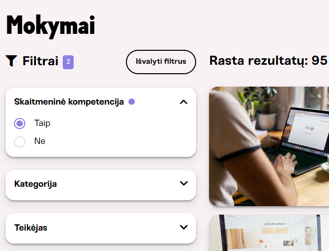 Skaitmenos žyma pažymėtoms programoms - papildomas vertinimas 
