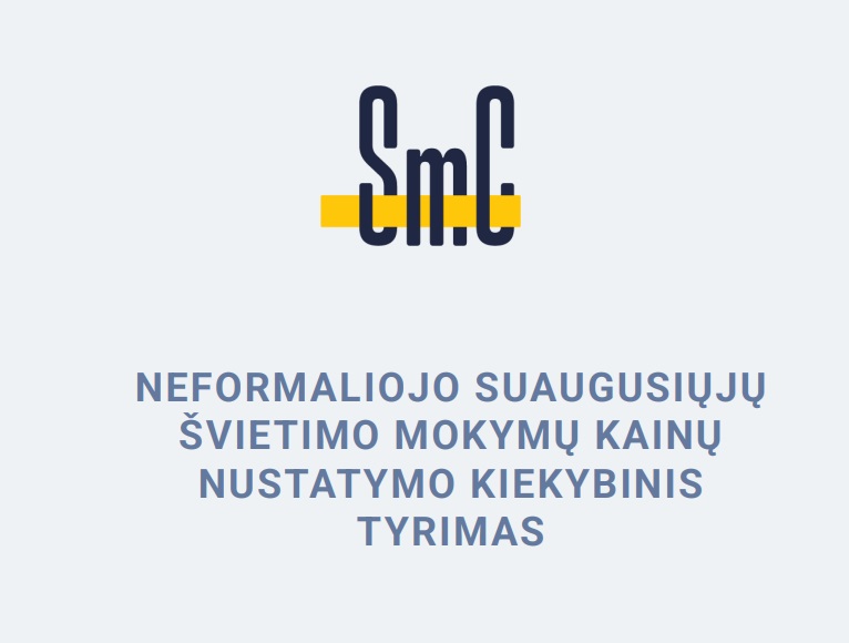 Mokymų kainų nustatymo tyrimas: pristatoma galutinė versija