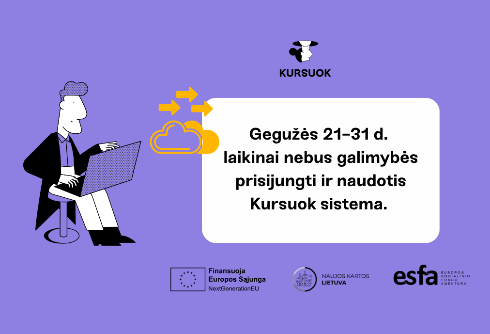 Keičiasi Individualių mokymosi paskyrų informacinės sistemos valdytojas 